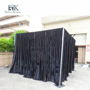 Kit de Telón de Fondo para Cabina de Fotos, Fácil de Instalar, con Tubos de Aluminio y Cortinas, para Decoración de Fondo - Product Image 3