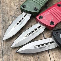 Couteau pliant de poche MT Mini, lame en acier 440C, couteau tactique de survie EDC avec manche en alliage de zinc pour le camping en plein air
