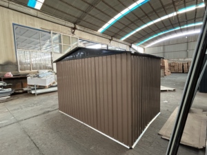 <span class=keywords><strong>Cobertizo</strong></span> de almacenamiento de metal para exteriores de 8*6 pies con 2 puertas con bisagras ensambladas fácilmente para patios traseros y <span class=keywords><strong>cobertizo</strong></span> de jardín - Product Image 5
