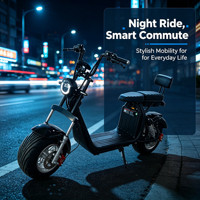 Scooter électrique tout-terrain 2000W Citycoco, moto à pneus larges, vitesse maximale de 60 km/h, scooter électronique à deux roues