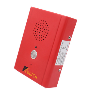 <span class=keywords><strong>Téléphone</strong></span> d'urgence VoIP à un bouton avec boîtier métallique rouge – Appel au <span class=keywords><strong>911</strong></span> - Product Image 2
