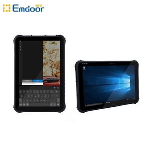 Cherrytrail z8350 12 pouces windows 10 portable robuste 128G lecteur de codes barres NFC support de voiture tablette MES - Product Image 2
