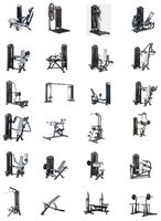 Machine à dips réglable en acier à charge par broches, avec pile de poids sélectionnable, équipement de fitness commercial pour la musculation des bras - Vente chaude