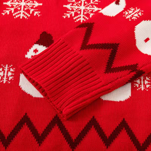 Suéter Navideño Divertido para Niños, con Diseño de Árbol de Navidad, de Hilo de Algodón Nórdico, con Dinosaurios, para Fiestas Navideñas - Product Image 6