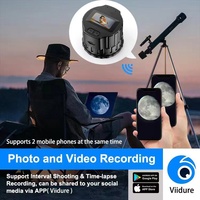 Caméra oculaire électronique WiFi avec écran TFT HD 1,5 pouces, dispositif d'observation des oiseaux, télescope astronomique, grossissement 5x, champ de vision de 70 degrés