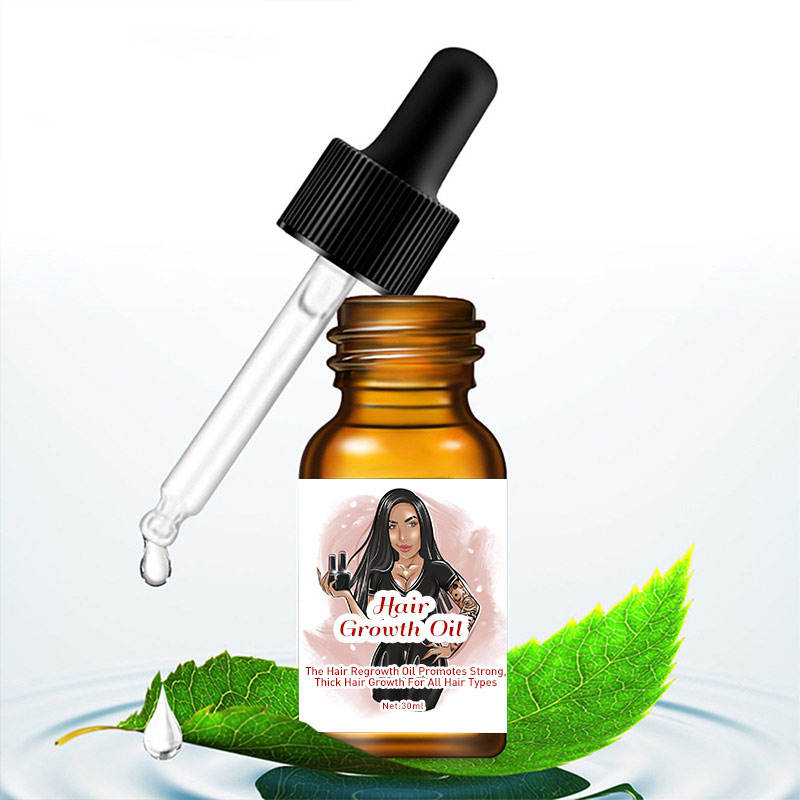 La croissance des cheveux à l'huile