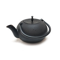 Bouilloire en fonte émaillée de style Japandi, de haute qualité, élégante, écologique et durable, 1000 ml/1800 ml