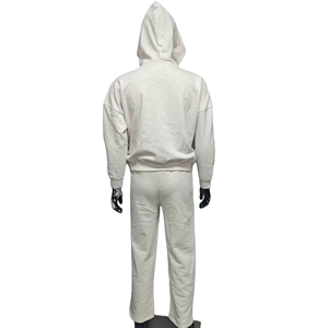 Survêtement d'hiver pour homme doublé en polaire - Ensemble de jogging à capuche avec fermeture éclair intégrale, pantalon thermique chaud pour le temps froid, tenue décontractée pour la salle de sport - Product Image 6