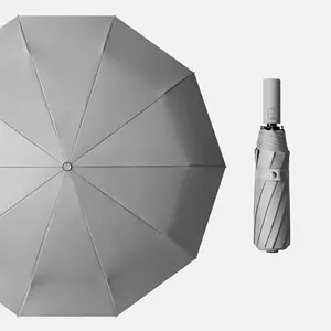 2022新款高品质紧凑型LED伞自动开合手电筒折叠伞/