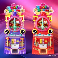 Machine d'arcade de tir QiYou Kids Train, jeu Whack-a-Mole à monnayeur, LED, 2 joueurs, plateau de jeu personnalisable pour parc d'attractions