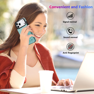 Étui <span class=keywords><strong>portefeuille</strong></span> en cuir avec motif de fleurs de Datura, résistant aux chocs, avec plusieurs emplacements pour cartes, support de protection pour iPhone/<span class=keywords><strong>Huawei</strong></span>/Samsung - Product Image 6