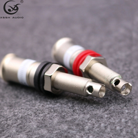 Câble de haut-parleur YIVO XSSH Audio OCC en cuivre monocristallin plaqué niobium, borne de connexion pour haut-parleur et amplificateur HIFI