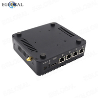 Mini PC EGLOBAL, Computadora J4125 J6412 N100 4Lan, Servidor Doméstico Industrial, Mini PC Pfsense, Router Suave Esxi, Firewall 2.5G ITX