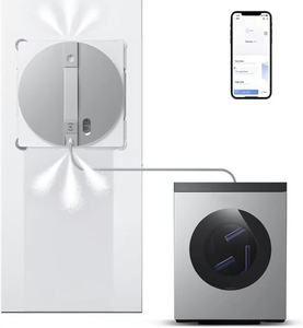 WINBOT W3 Omni <span class=keywords><strong>Robot</strong></span> Nettoyeur <span class=keywords><strong>de</strong></span> Vitres Auto-Nettoyant Multifonctionnel avec Station Win-SLAM 5.0 et Navigation Intelligente - Product Image 1
