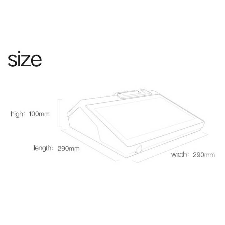 Eposterminal Eftpos Machine T2 Mini 2GB+16GB 4G+NFC+Scan Pos Cash Register All in One Pos Terminal Industrial Pda Touch Pos