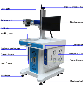 20W 30W 50W 100W raycus Max jpt sợi <span class=keywords><strong>Laser</strong></span> đánh dấu Máy khắc cho kim loại trang sức mang đồng hồ nhẫn khắc - Product Image 5