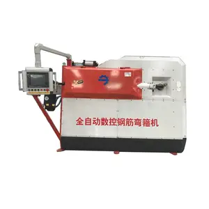 Fully automatic 4-16mm double round hoop iron cnc stirrup bending machine