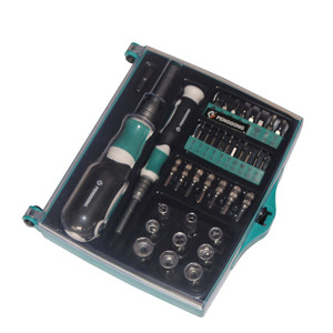 Penggong Screwdriver Set 37Pcs Cr V Steel Magnetic Plastic Box Pack - Product Image 2
