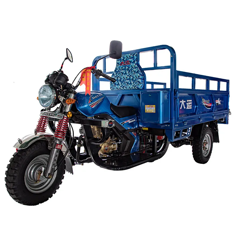 Dayun kargo sepeda roda tiga 200cc, Triciclo motocicleta untuk transportasi barang