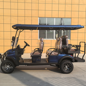 รถกอล์ฟไฟฟ้าประสิทธิภาพสูง 4 ที่นั่ง แบตเตอรี่ลิเธียม 48V มอเตอร์ 4kW ระยะทาง 50-70 กม. สำหรับสนามกอล์ฟ - Product Image 3