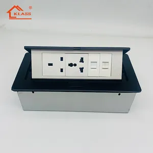 250v IP55 Waterproof Power Outlet Plug Pop up Under Floor Sockets for Home Office 16A 10 Years,15 Years