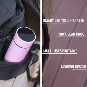 Termo inteligente de oro rosa brillante personalizado, taza de vacío Digital de sublimación en blanco - Product Image 6