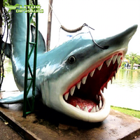 Modèle d'animal animatronique de parc d'attractions - Requin