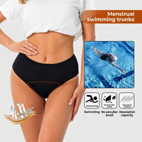 Culottes pour femmes personnalisées en gros, confortables et douces pour la peau, en tissu imperméable et anti-humidité, sans coutures, pour la natation