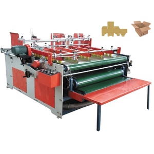 Máquina de encoladora de carpetas de cajas corrugadas tipo ajuste a presión semiautomático de dos piezas - Product Image 2