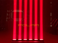 Neue dj LED bühne licht pixel 6x40W rgbw 4in1 dmx licht bar strahl lichter waschen zoom moving kopf bar für disco