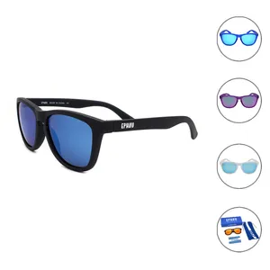 China Eyewear Manufacturer Wholesale OEM Custom Polarized TAC Lens Lightweight Unisex Sports Cycling Sunglasses