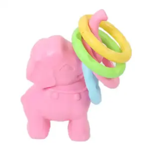 Brinquedos materiais ambientais infantis Integração sensorial treinamento plástico elefante anel Animal jogo jogando brinquedo anel