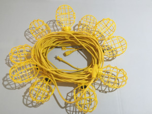 Construction/<strong>Temporary</strong> String <strong>Light</strong> With Plastic Cage SJTW 14/2 - Product Image 5
