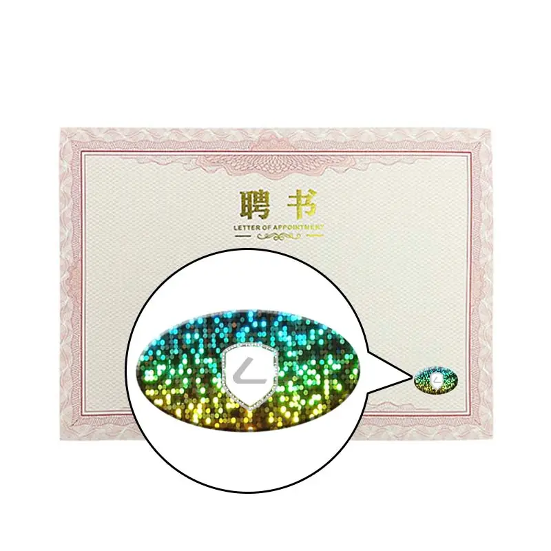 Different Pattern Holographic Hot Stamping Foil For Paper And Plastic
