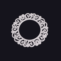 AAGU Cina Professionale di Taglio Muore Produttore Del Fiore Del Merletto Rotondo di Metallo In Acciaio Al Carbonio di Taglio Muore Scrapbooking