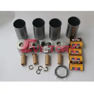 Para motor generador ISUZU 4BG1-T 4BG1T revestimiento de anillo de pistón junta de cojinete guía de válvula Kit de reconstrucción de reacondicionamiento