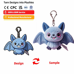 Peluches personnalisées pour Halloween, animaux en peluche sur mesure, porte-clés en peluche personnalisés - Product Image 5