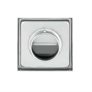 Grille <span class=keywords><strong>de</strong></span> ventilation carrée murale en acier inoxydable SUS304 <span class=keywords><strong>de</strong></span> 4 pouces (100 mm) pour ventilateur, extracteur d'air carré pour sèche-<span class=keywords><strong>linge</strong></span>, vente en gros - Product Image 2