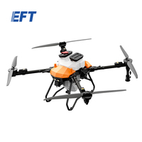 EFT G30 Drone à grande capacité, cadre de drone quadricoptère étanche, pulvérisation, drone agricole, cadre de drone pliable, ensembles de moteurs intégrés