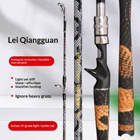 2026 Penjualan Terbaik SINO WIN SWR011 Joran Pancing Kuat Ringan Karbon H-action Pike Black Bass Lemparan Jauh Ultra-ringan Ultra Keras