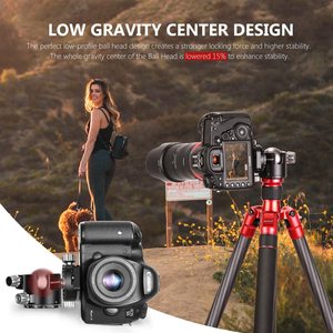 Yitai Da-44C Chuyên Nghiệp Chân Máy Bóng Đầu Với 360 Chất Lỏng Xoay Toàn Cảnh Cho Máy Ảnh - Product Image 4