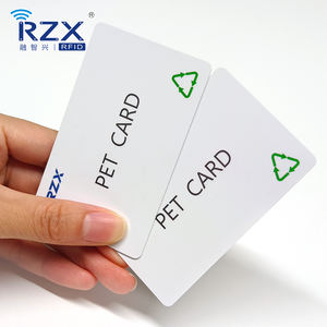 เป็นมิตรกับสิ่งแวดล้อม 13.56MHz 1K หน่วยความจํา CR80 กันน้ํา PET การ์ดสําหรับระบบรถไฟในเมือง/ที่จอดรถ/การจัดการชุมชน - Product Image 5