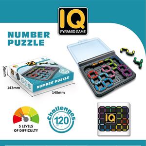 Gioco IQ Puzzle <span class=keywords><strong>rompicapo</strong></span> 3D Set per bambini pensiero logico <span class=keywords><strong>di</strong></span> formazione giocattolo educativo età 7 + <span class=keywords><strong>giochi</strong></span> <span class=keywords><strong>di</strong></span> plastica per il cervello per bambini adulti viaggio - Product Image 2