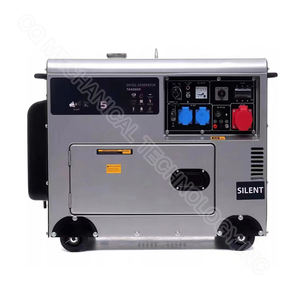 Generador Diésel Portátil de 10 KVA, Silencioso, con Ruedas, Bastidor Abierto, Arranque Automático, Arranque Remoto, 4 Tiempos, Refrigerado por Aire, Voltaje Nominal de 50/60 Hz - Product Image 4
