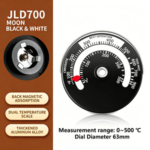 Termometro per Stufa, Forno, Caminetto, Ventilatore, Termometro Bimetallico con Puntatore Magnetico per Stufe a Legna - Product Image 6