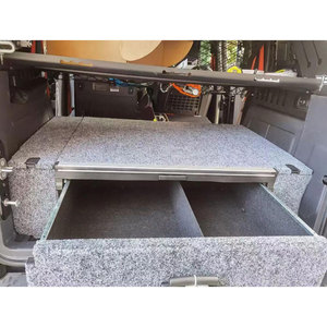 4X4 Gear <b>Box</b> <b>Trunk</b> Organizer Single Drawer System For Ford Bronco Stainless Steel Modern Car <b>Storage</b> Cargo <b>Box</b> - Product Image 2