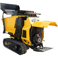 Matériel de génie civil : Dumper sur chenilles portable de 0,8 tonne avec direction hydraulique