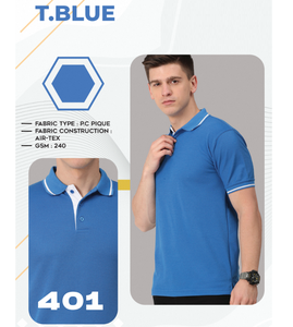 Camiseta Moderna de Tela Piqué para Hombre, 240 GSM, Tejido Suave y Cómodo, Perfecta para Verano, Casual, Oficina y Aire Libre - Product Image 2