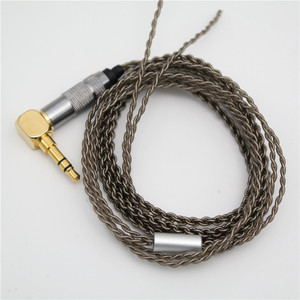 Cable de Audio Plateado con Revestimiento de Cobre de 2.8mm, Enchufe Eurasia, Blindaje Trenzado, Cable de Poliuretano - Product Image 4
