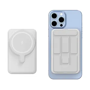 Banque d'alimentation à charge rapide PD 20W pour <span class=keywords><strong>iPhone</strong></span> 12/<span class=keywords><strong>13</strong></span>/14 <span class=keywords><strong>Pro</strong></span> Max 5000Mah Mini support Banque d'alimentation magnétique pour Airpods 2 3 <span class=keywords><strong>Pro</strong></span> - Product Image 1